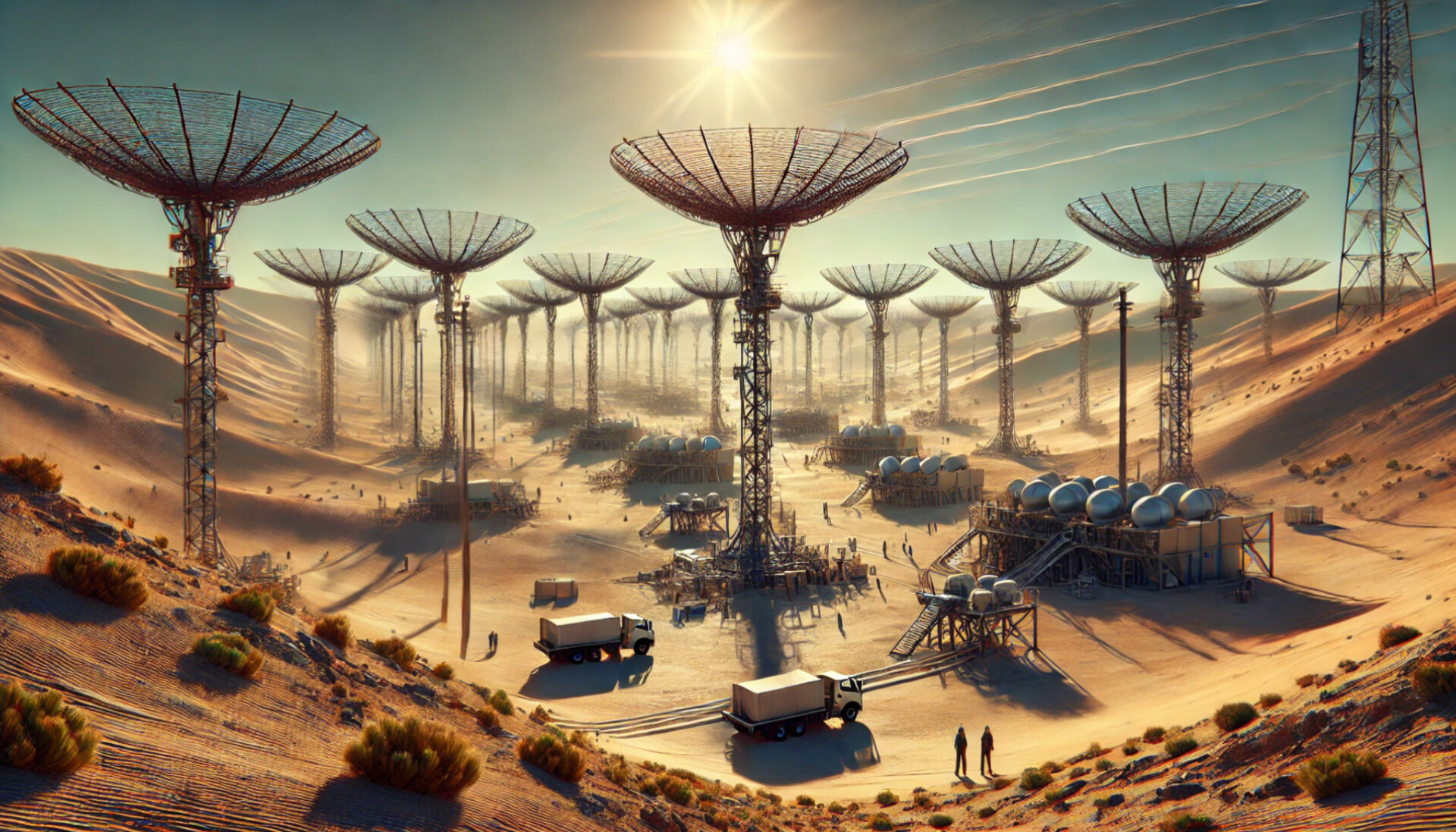 Rectenna Array Farm