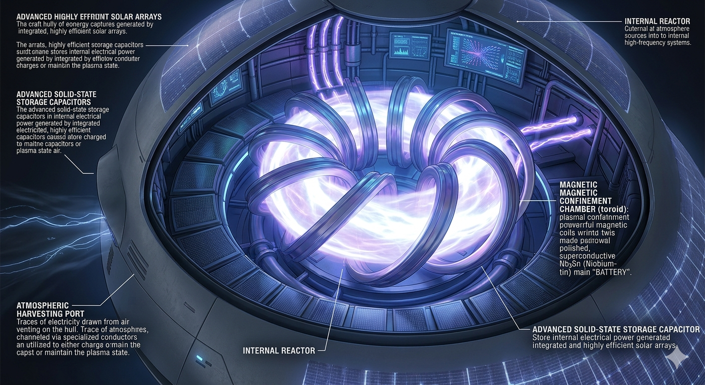 Internal Energy Storage and Plasma Containment